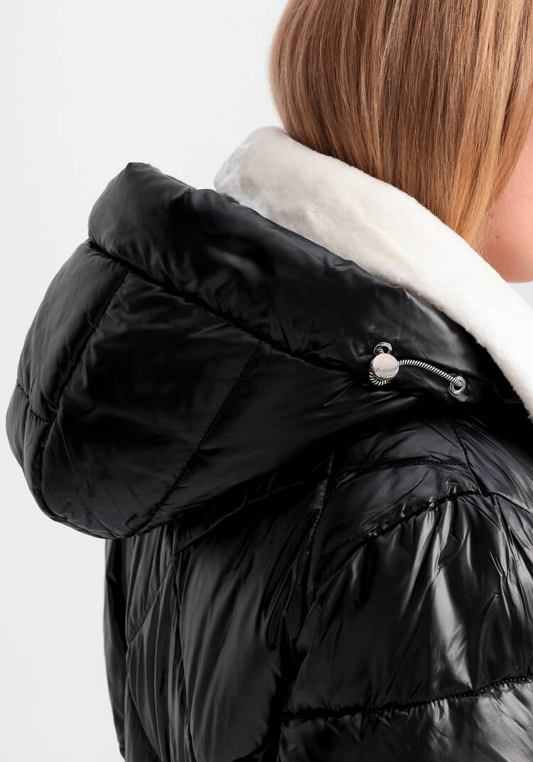 Пуховик со съемным капюшоном Адель шир.  750, рис. 19