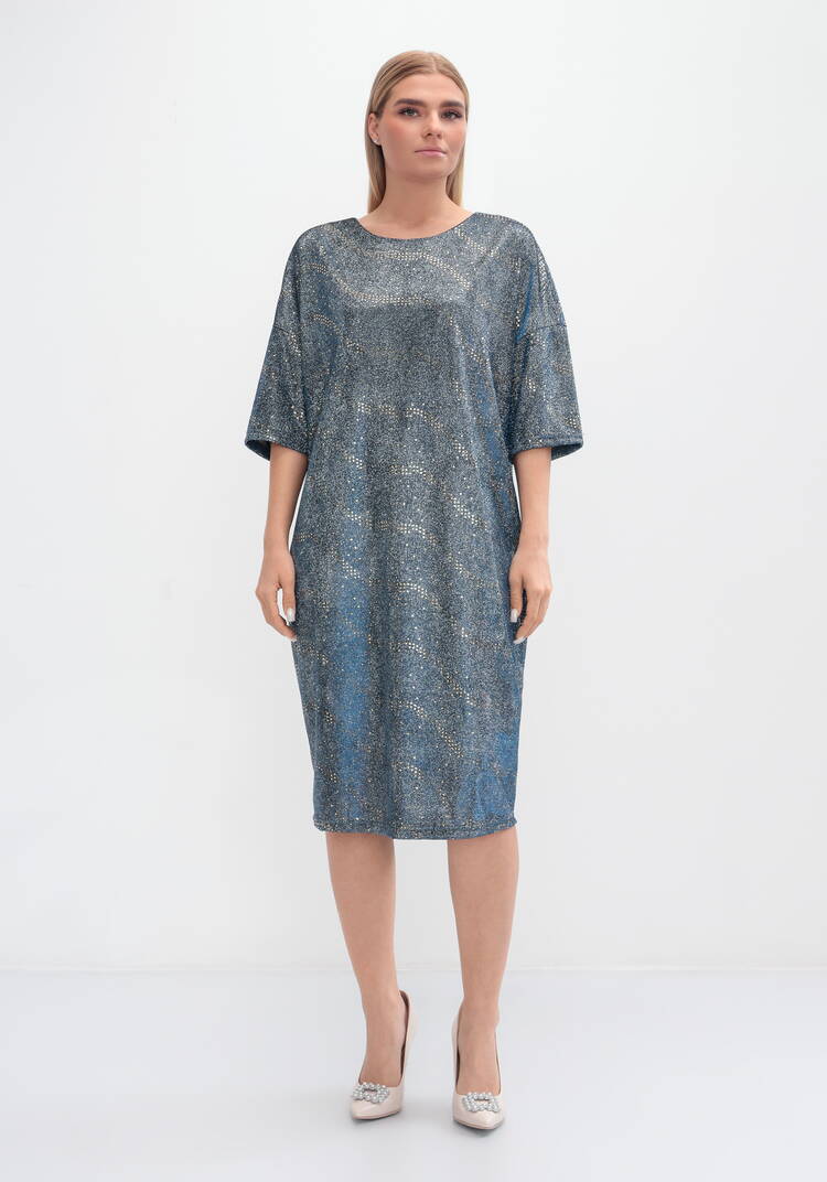 Платье с 3D мерцанием шир.  750, рис. 19