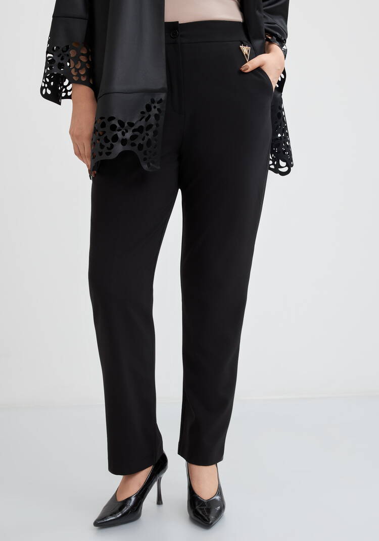 Брюки прямые с декором София шир.  750, рис. 8