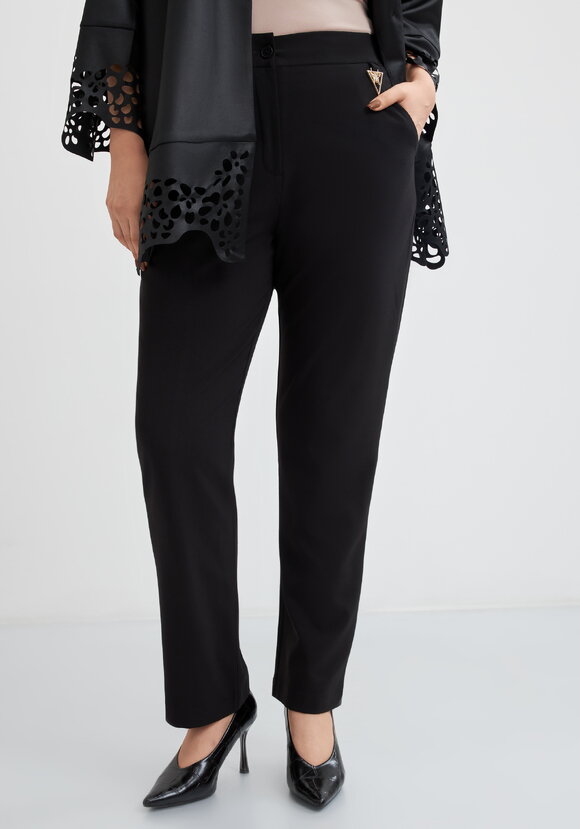 Брюки прямые с декором София шир.  580, рис. 8