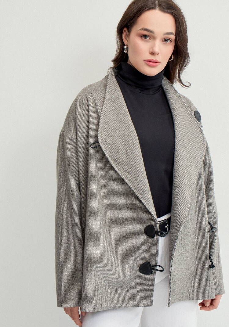 Пиджак с асимметричной застёжкой шир.  750, рис. 7