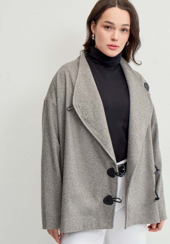 Пиджак с асимметричной застёжкой шир.  580, рис. 7