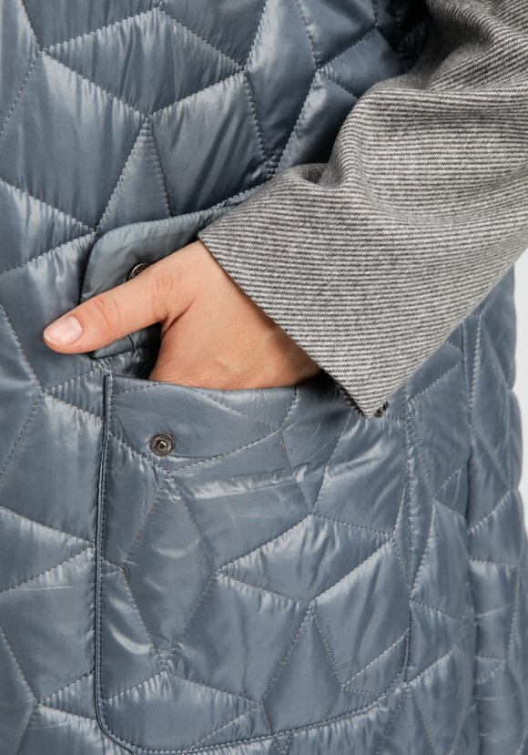 Жилет оверсайз удлинённый с капюшоном шир.  580, рис. 6