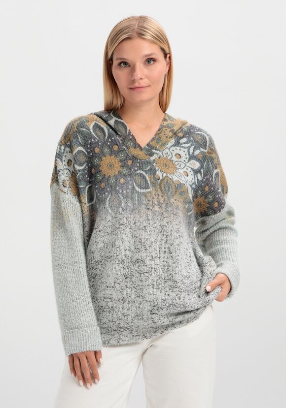 Джемпер Цветочное наслаждение шир.  580, рис. 1