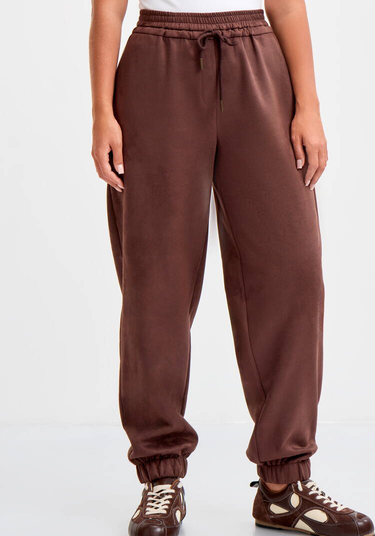 Брюки замшевые на резинке шир.  750, рис. 3