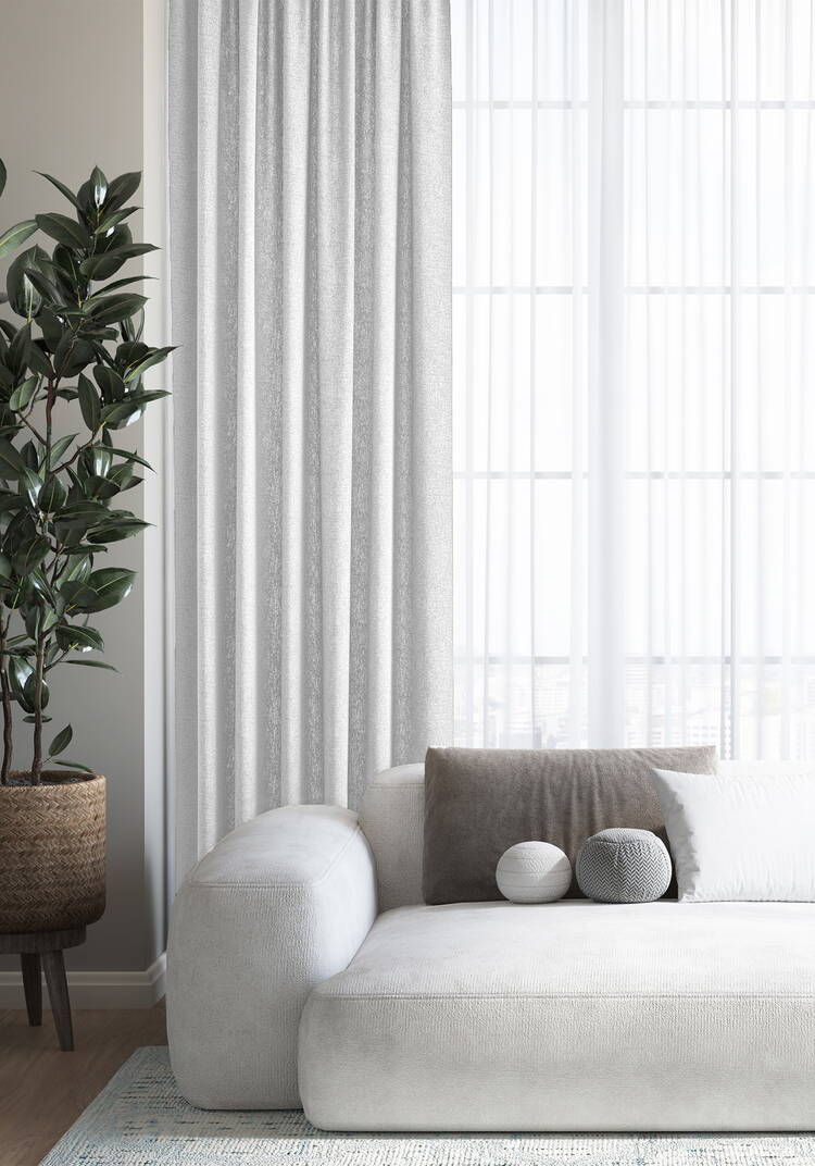 Портьера из рогожки Волшебная ночь шир.  750, рис. 2