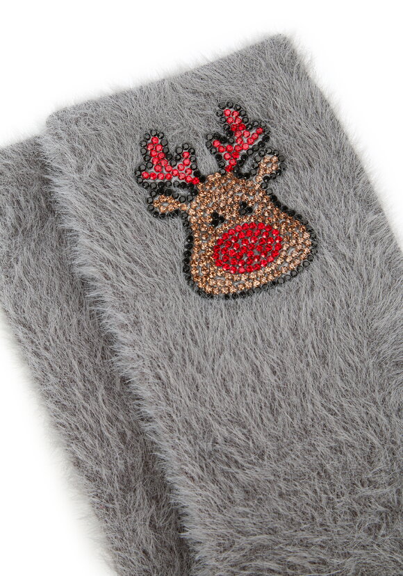 Носки с кашемиром и стразами, 2 пары шир.  580, рис. 3