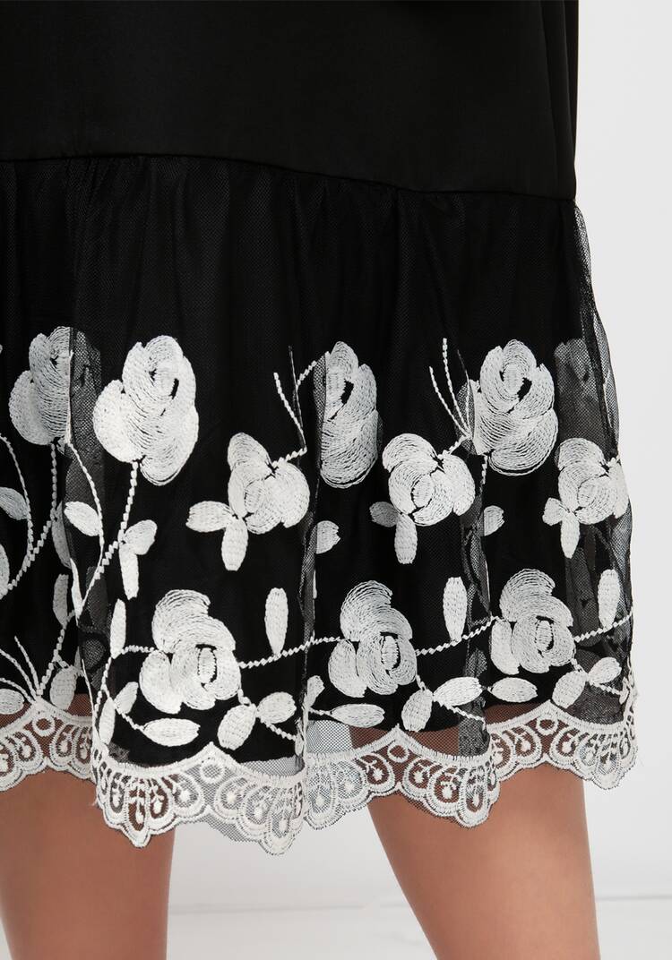 Платье А-силуэта с ажурной кокеткой шир.  750, рис. 12