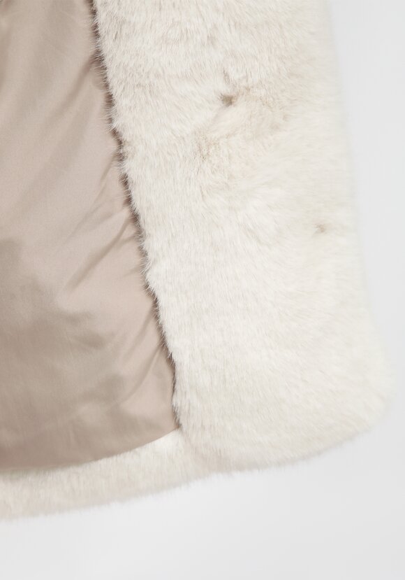 Полупальто из экомеха Моника шир.  580, рис. 20