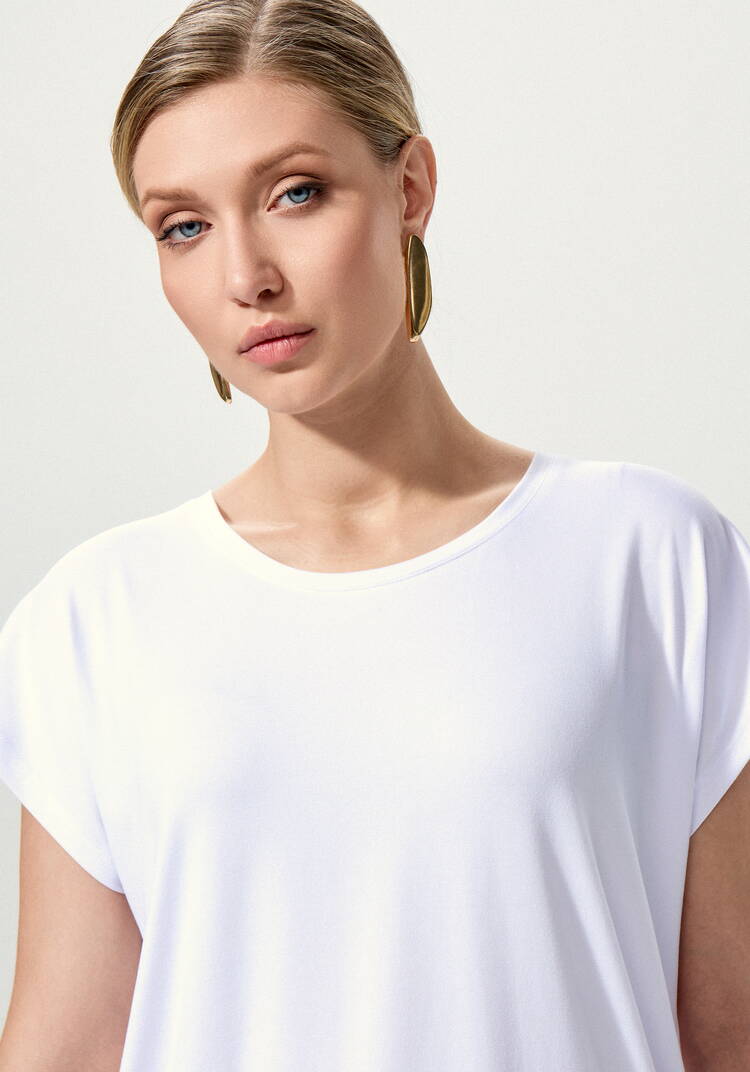 Блуза однотонная базовая без рукавов шир.  750, рис. 13