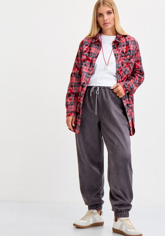 Брюки замшевые на резинке шир.  580, рис. 13