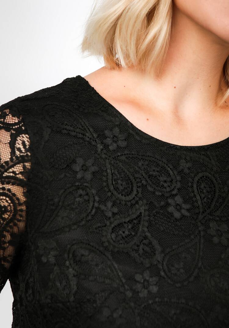 Платье из эластичного гипюра шир.  750, рис. 5