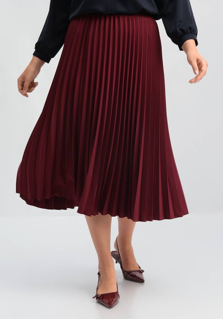 Юбка свободного кроя плиссированная шир.  750, рис. 7