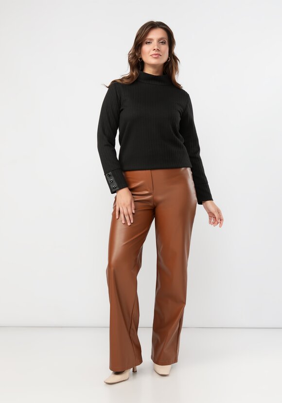 Водолазка с декором на рукавах шир.  580, рис. 8