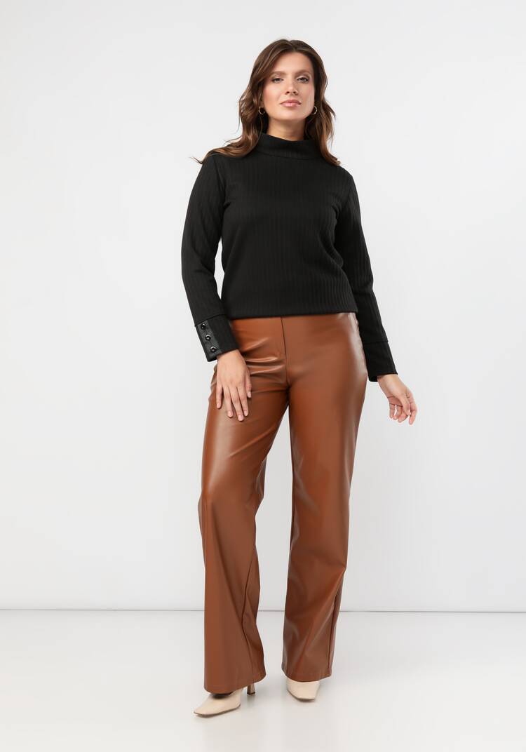 Водолазка с декором на рукавах шир.  750, рис. 8