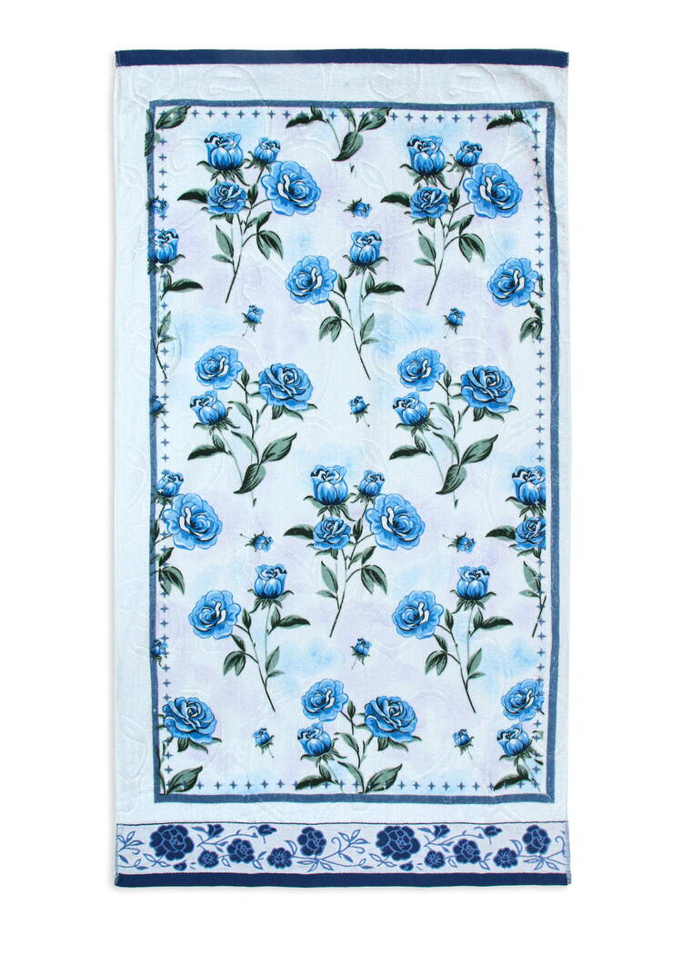 Махровое полотенце Бархатные лепестки шир.  750, рис. 21