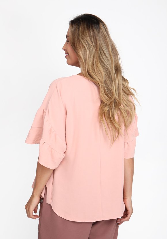 Блуза с регулируемым поясом шир.  580, рис. 15