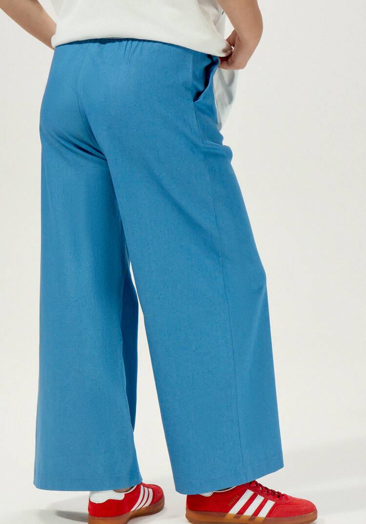 Брюки свободные с декоративной резинкой шир.  750, рис. 3