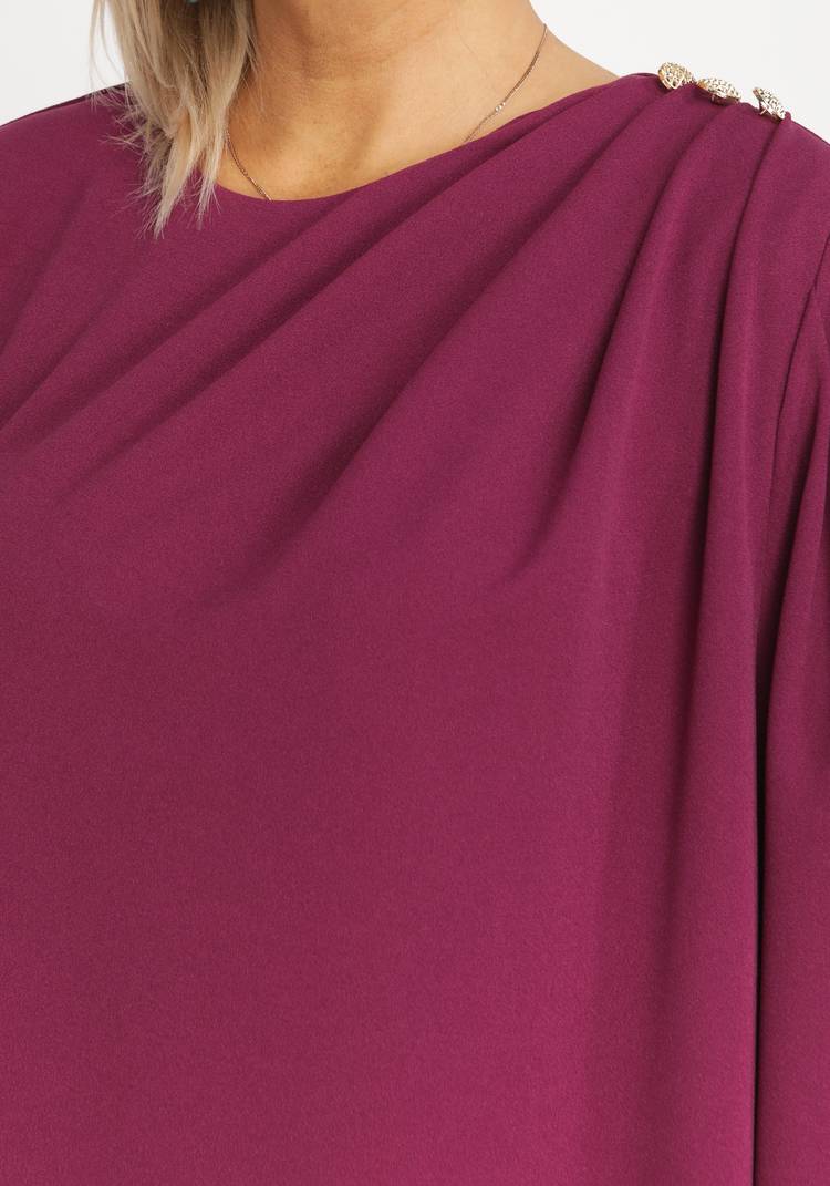 Платье с асимметричными мягкими складками шир.  750, рис. 9