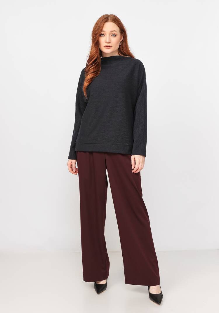 Джемпер из трикотажной фактурной ткани шир.  750, рис. 9