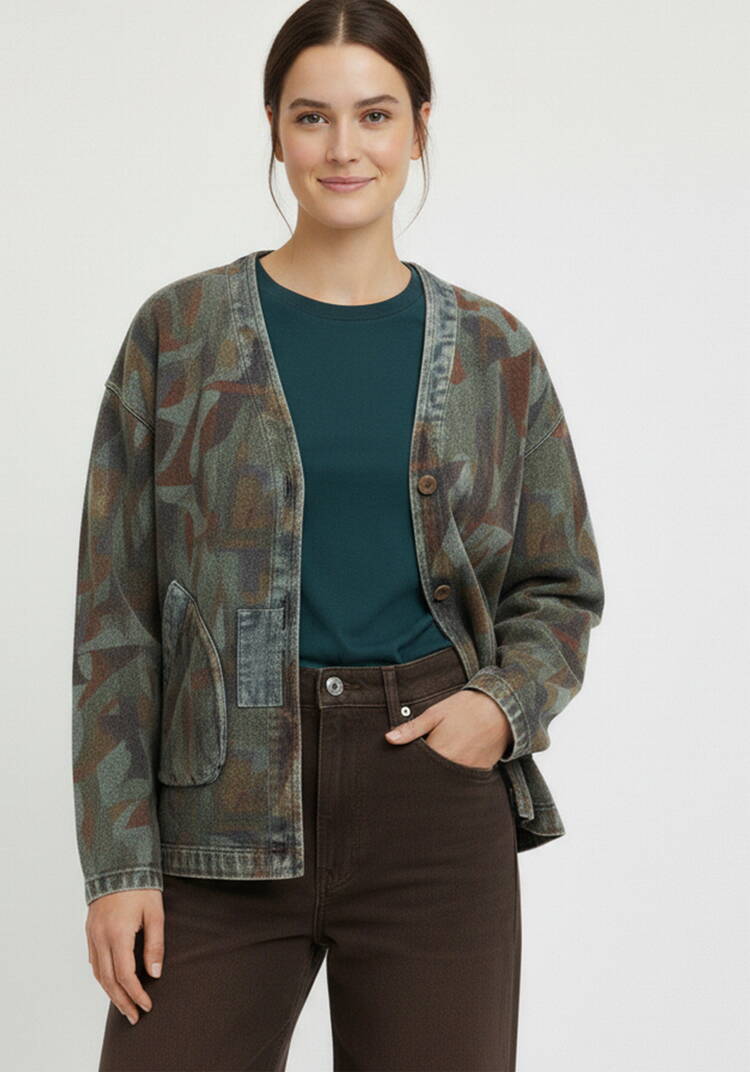 Джинсовая куртка Селестия шир.  750, рис. 1