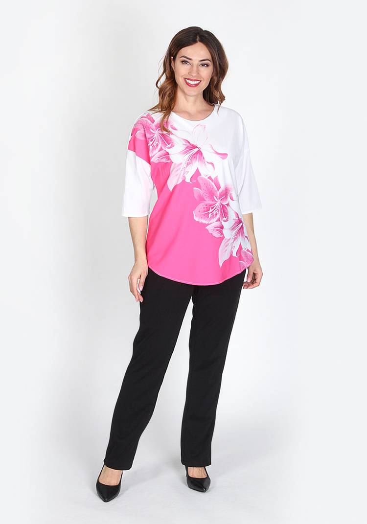 Туника Цветочный ноктюрн шир.  750, рис. 16