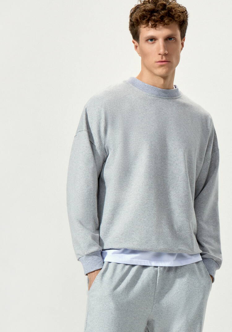 Свитшот мужской из футера шир.  750, рис. 16