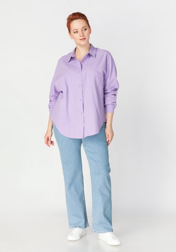 Рубашка с накладными карманами шир.  580, рис. 13