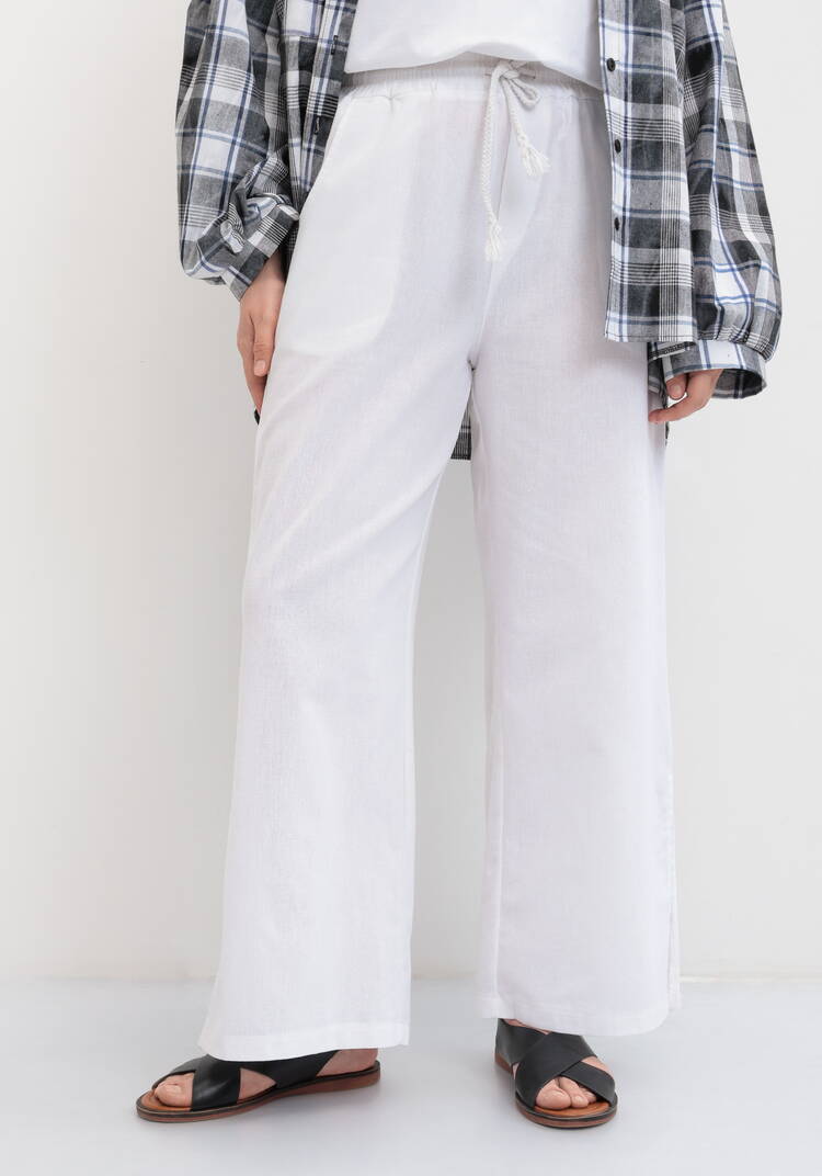 Брюки широкие на резинке со шнурком шир.  750, рис. 10