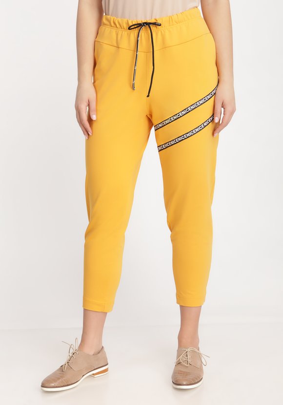 Брюки на резинке с тесьмой шир.  580, рис. 6