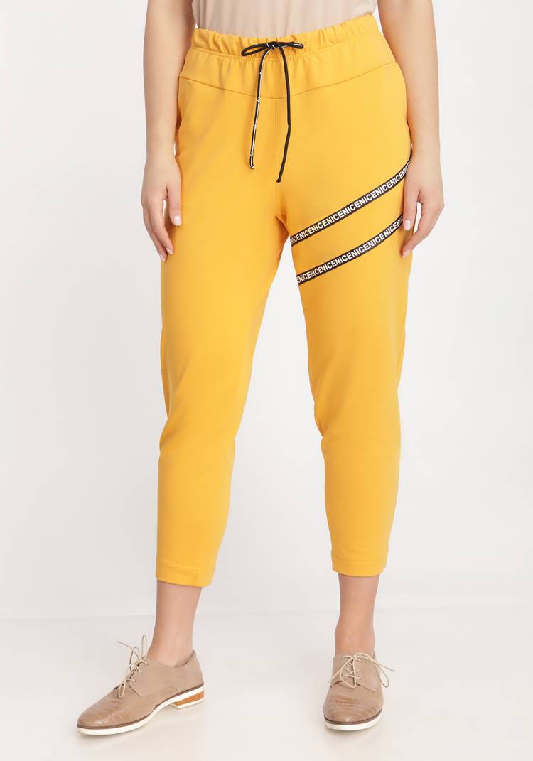 Брюки на резинке с тесьмой шир.  750, рис. 6