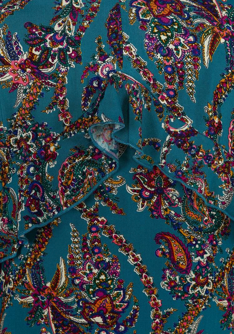 Платье силуэта тюльпан с принтом шир.  750, рис. 4