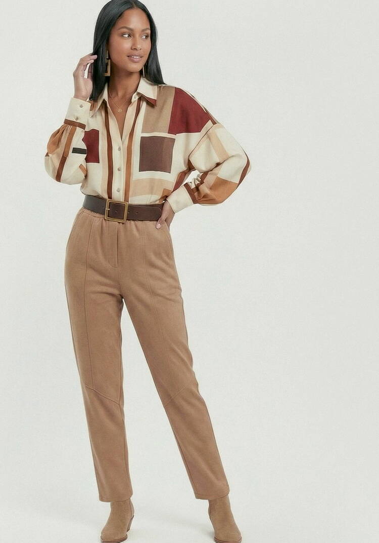 Брюки с фигурными рельефами шир.  750, рис. 18