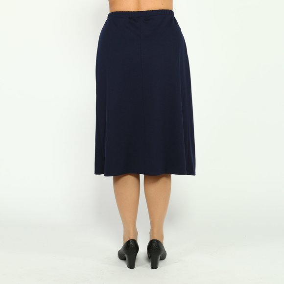 Юбка-трапеция на резинке шир.  580, рис. 15