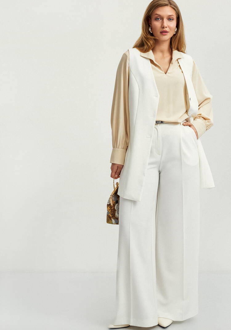 Блуза со сборкой на кокетке шир.  750, рис. 10