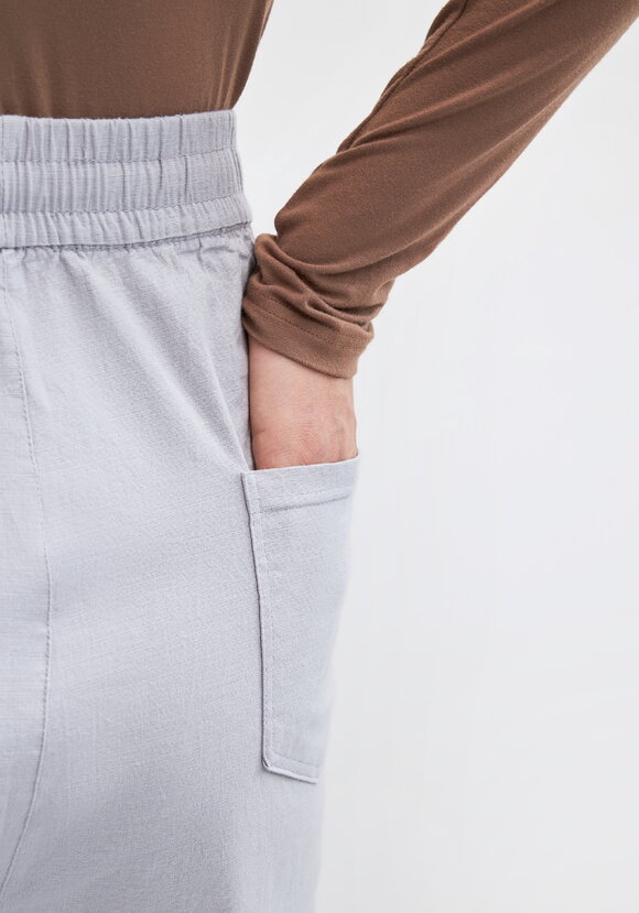 Брюки на резинке по поясу, прямые Симона шир.  580, рис. 6