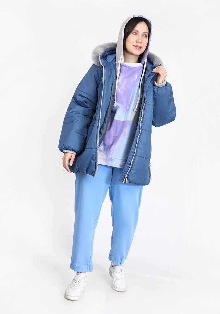 Куртка со съемным мехом на капюшоне шир.  750, рис. 7