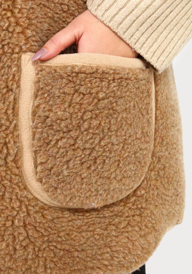 Меховой жилет из верблюжьей шерсти шир.  750, рис. 8