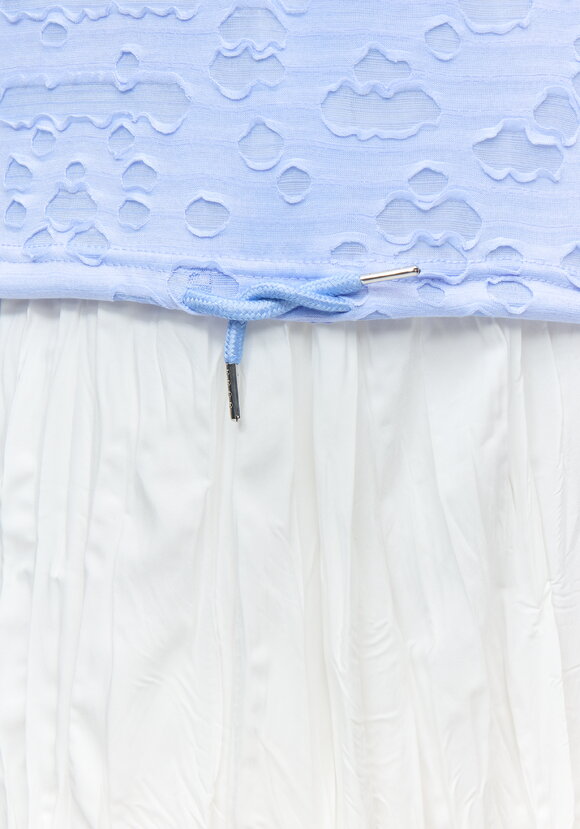 Блуза с принтом и завязками свободного кроя шир.  580, рис. 6