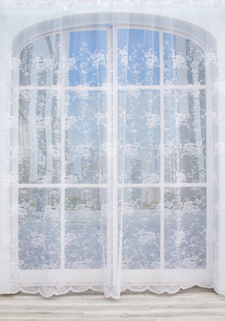 Тюль-жаккард Морозный узор шир.  750, рис. 7