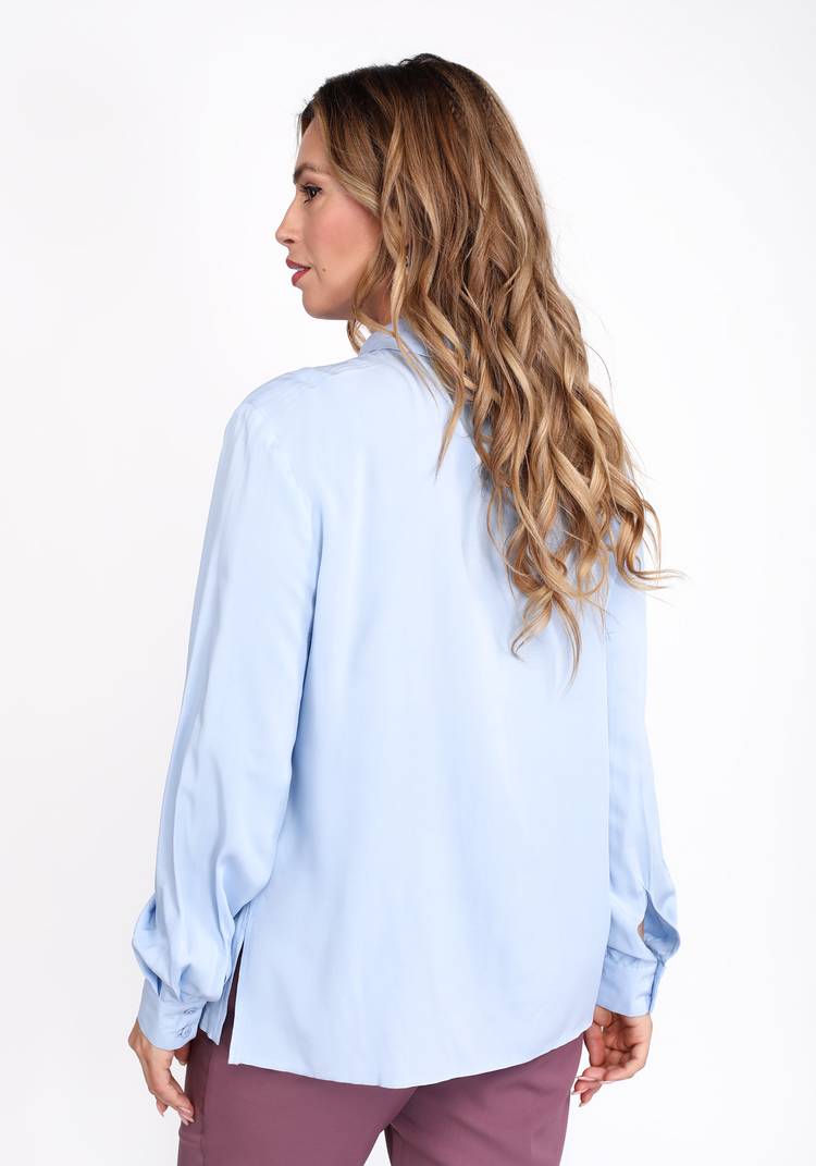 Рубашка базовая с принтом на кармане шир.  750, рис. 5