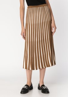 Юбка женская с контрастным плиссе