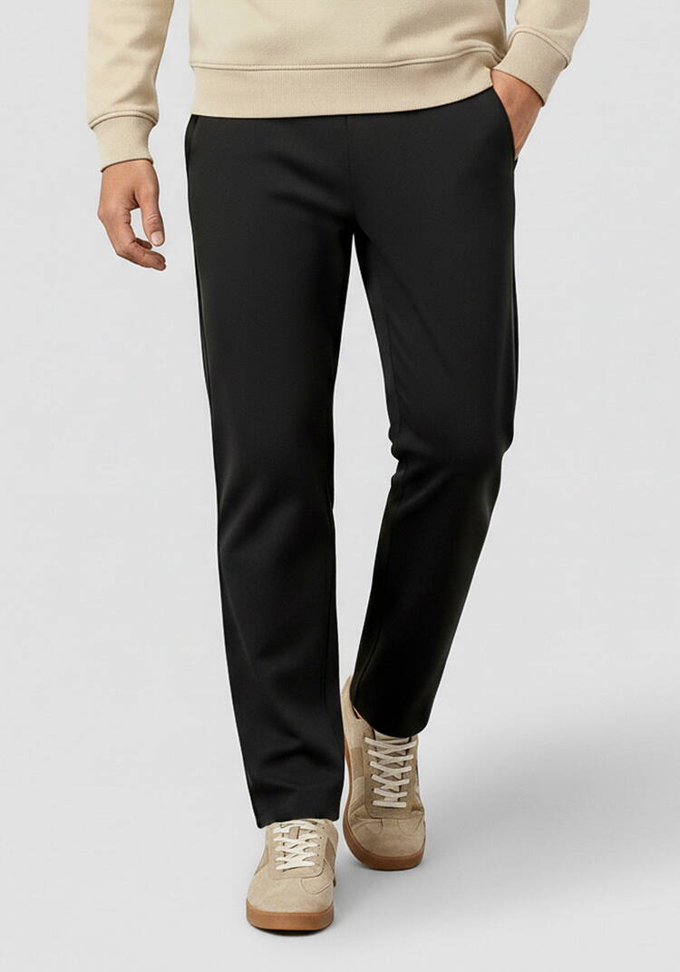 Брюки с цельнокроеным поясом на резинке шир.  750, рис. 8