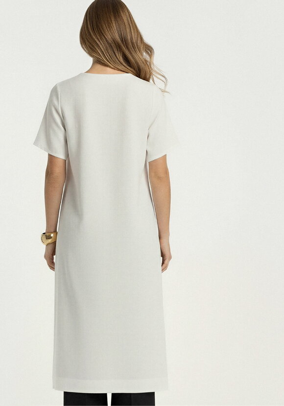 Туника из льна с кружевом Инга шир.  580, рис. 3