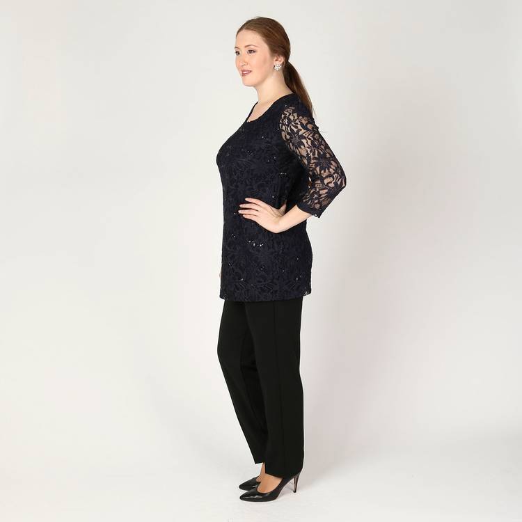 Туника из ажурной ткани шир.  750, рис. 34