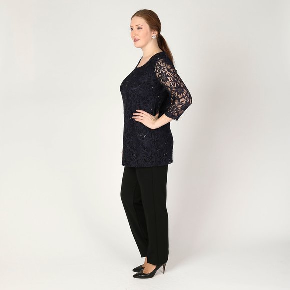 Туника из ажурной ткани шир.  580, рис. 34