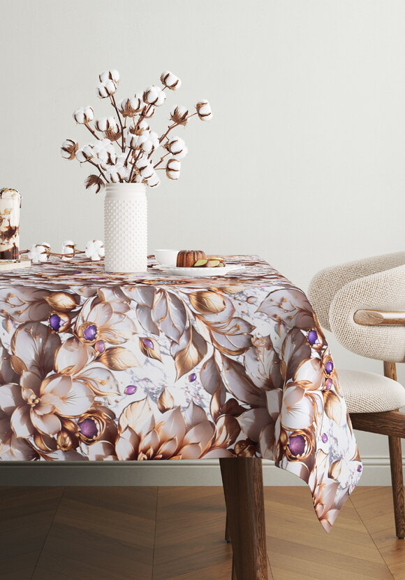 Скатерть с эффектoм 3D шир.  580, рис. 1