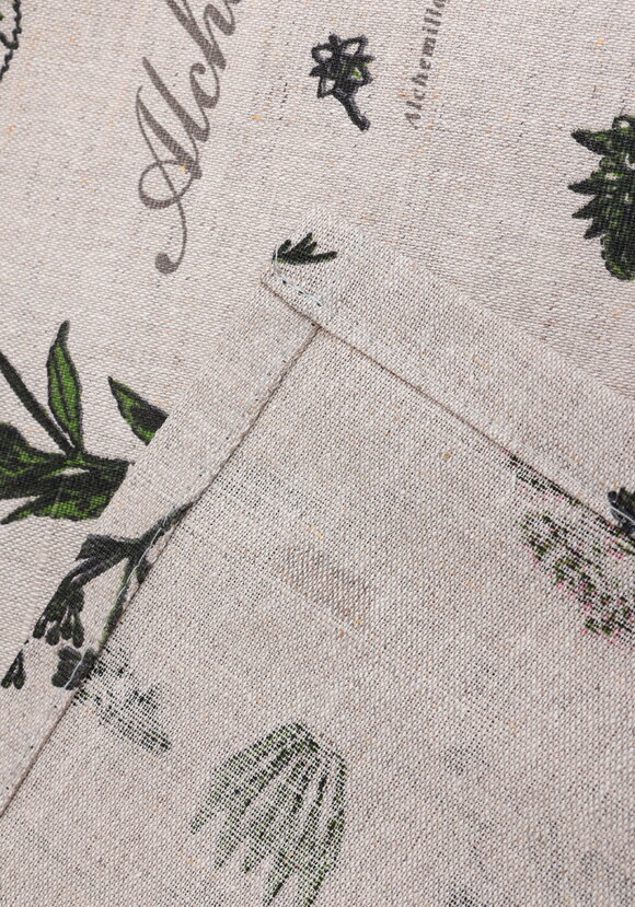 Штора льняная Ботаника шир.  580, рис. 4