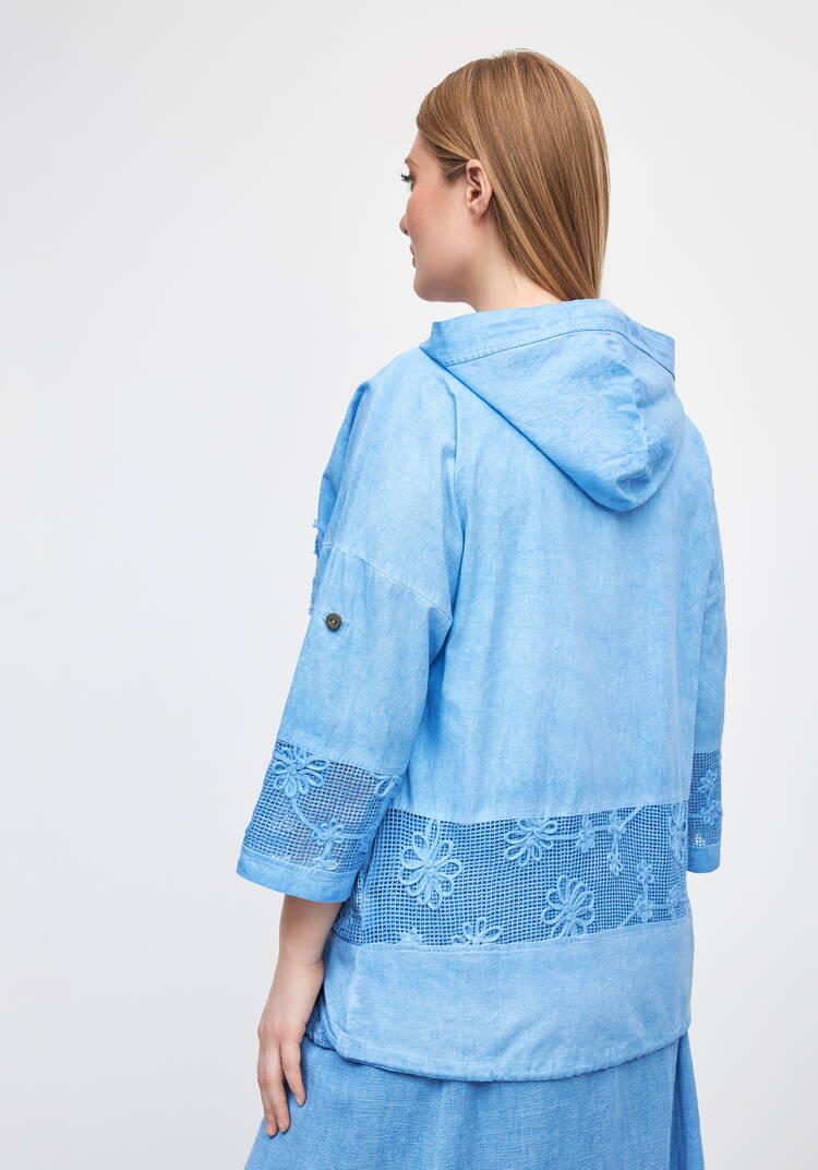 Пыльник на молнии с кaпюшоном шир.  750, рис. 3