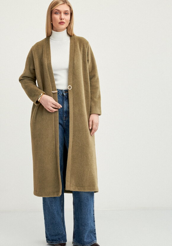 Кардиган удлиненный с пушистым ворсом шир.  580, рис. 9